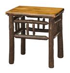 Lumberback Rustic Hickory Twig 27" End Table